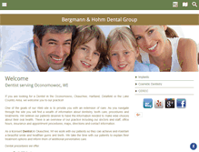 Tablet Screenshot of bergmann-hohmdental.com